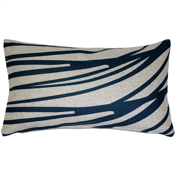 Kukamuka Meri Blue Throw Pillow 12x19