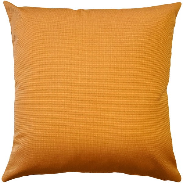 Sunbrella Tangelo Orange 20x20 Outdoor Pillow