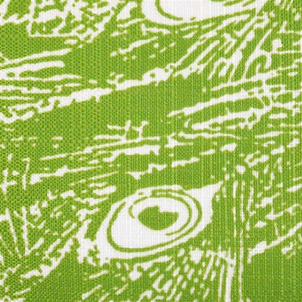 Peacock Green Relief Throw Pillow 12x20