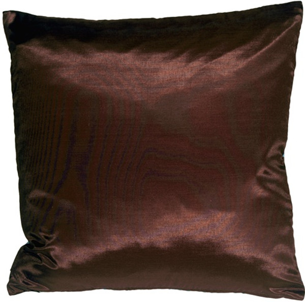 Bohemian Damask Brown, Red and Ocher Throw Pillow