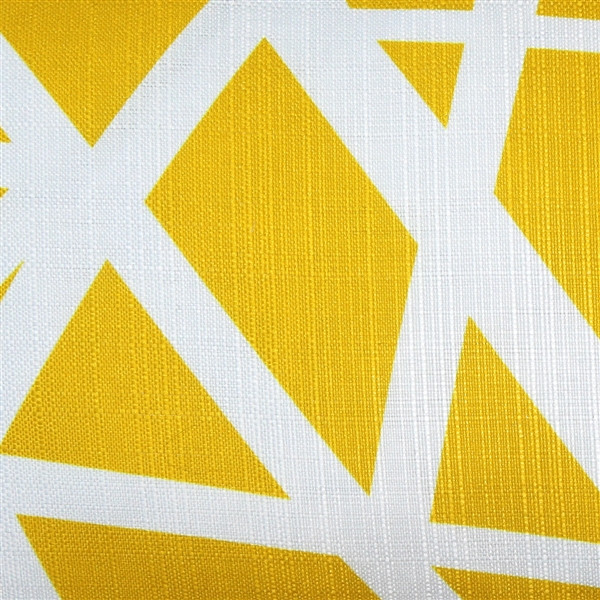 Bird's Nest Yellow Throw Pillow 19x19