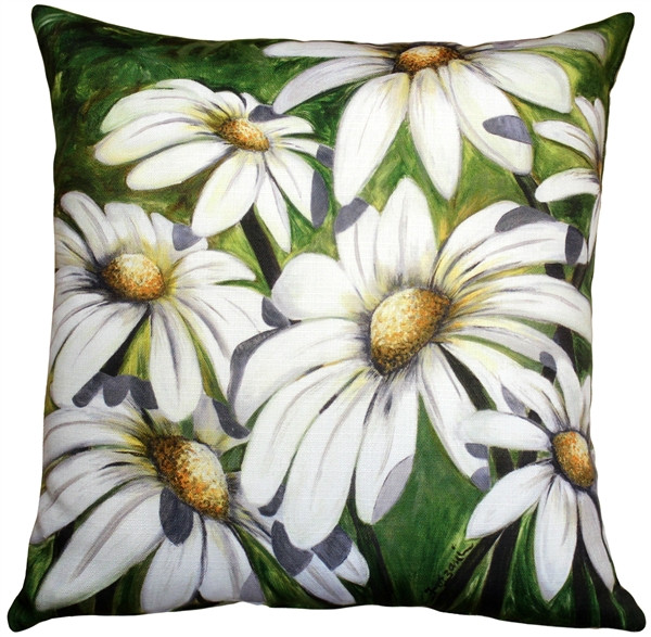 Daisy Patch 20x20 Throw Pillow