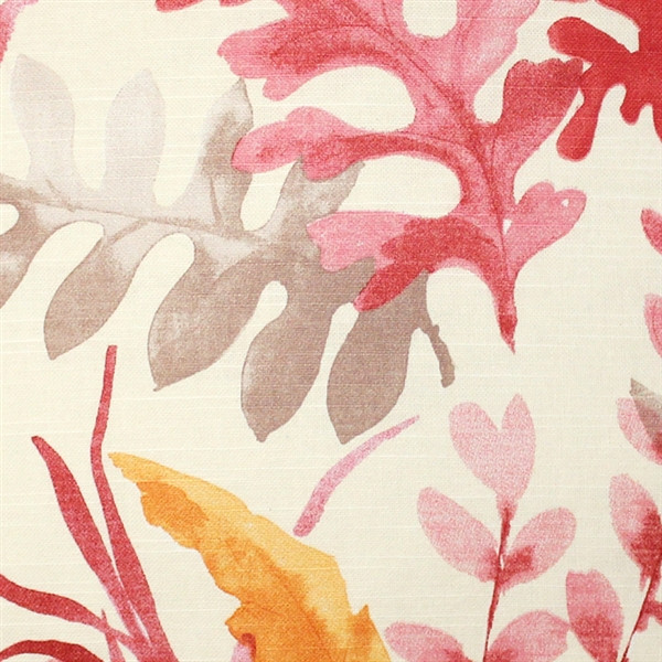 Sea Garden Pink 20 Inch Square Throw Pillow Fabric - Pillow Decor