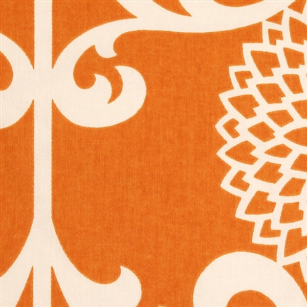 Waverly Fun Floret Citrus Orange 20x20 Throw Pillow