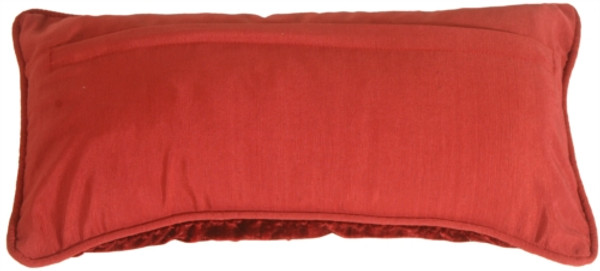 Asher Cut Diamond Burgundy Organza Pillow
