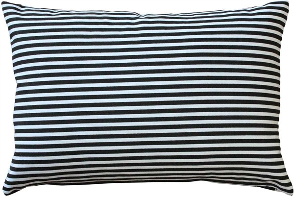 Dots and Stripes Throw Pillow 12x18