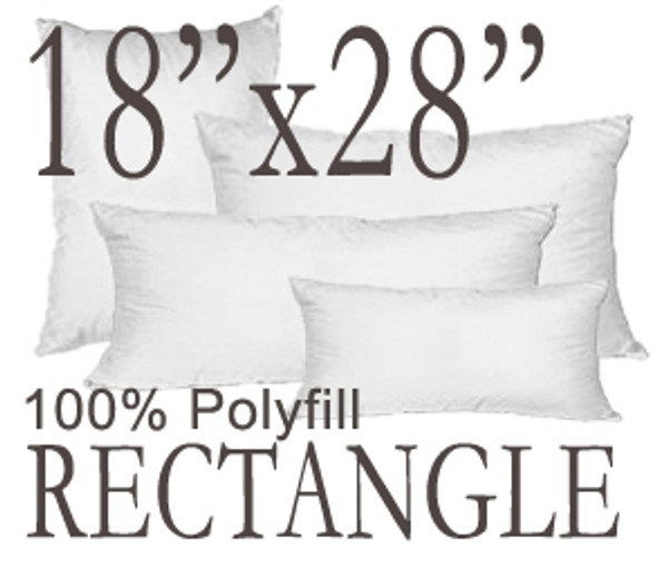 Rectangular 18x28 Polyfill Pillow Insert