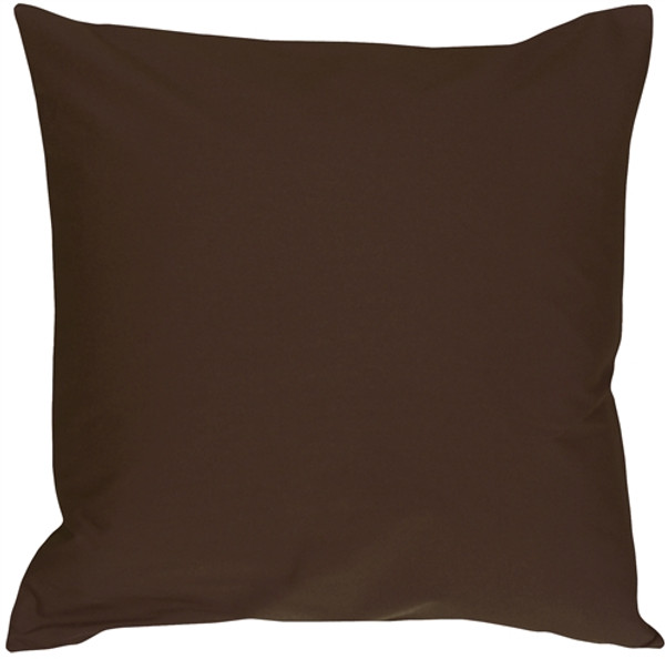 Caravan Cotton Brown 16x16 Throw Pillow