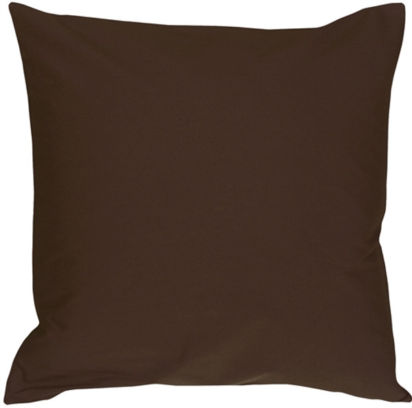 Caravan Cotton Brown 18x18 Throw Pillow