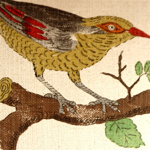 Bird on Branch 20x20 Throw Pillow