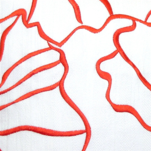 Summer Breeze Orange 20x20 Throw Pillow