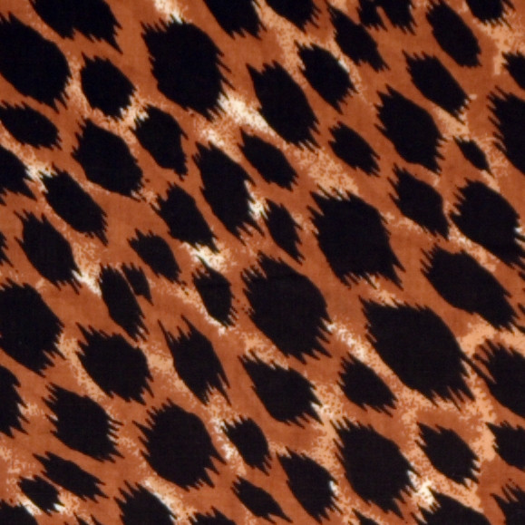 Cheetah Print Cotton Small Throw Pillow