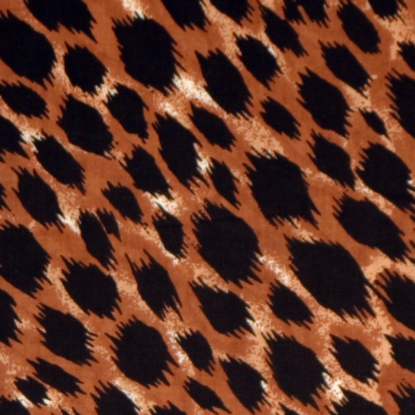 Cheetah Print Cotton Large Throw Pillow