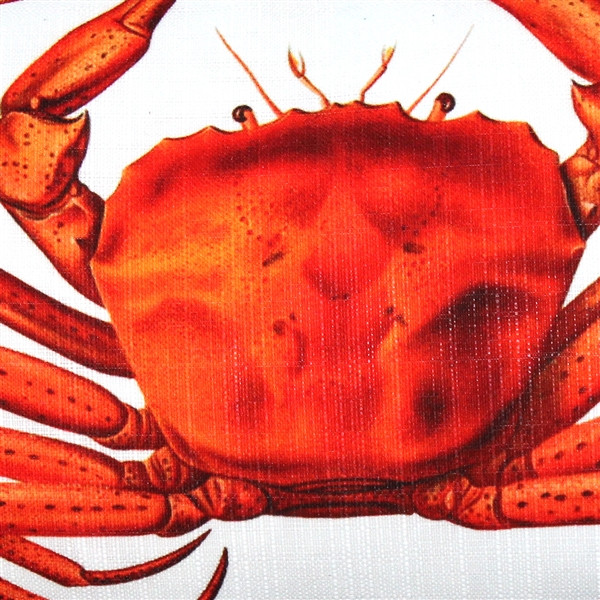 Crab Throw Pillow 12x19