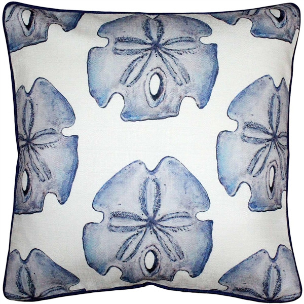 Big Island Sand Dollar Large Scale Print Throw Pillow 20x20