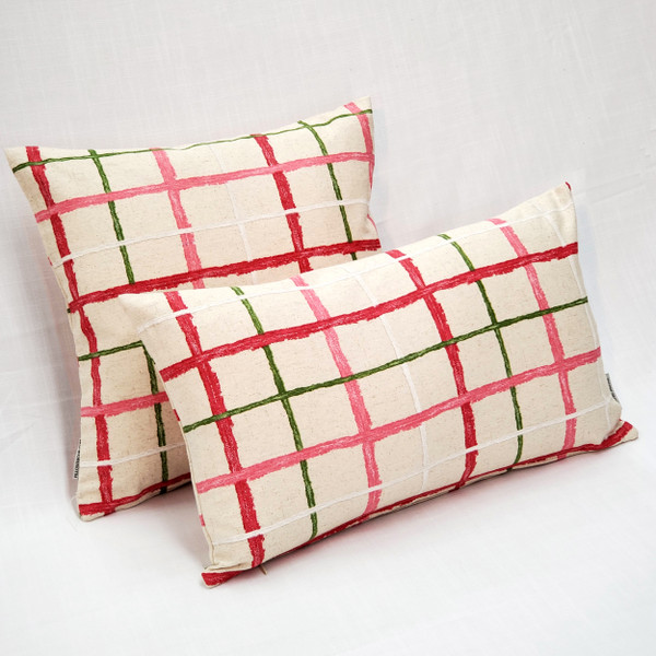 Albany Checks 12x20 Throw Pillow