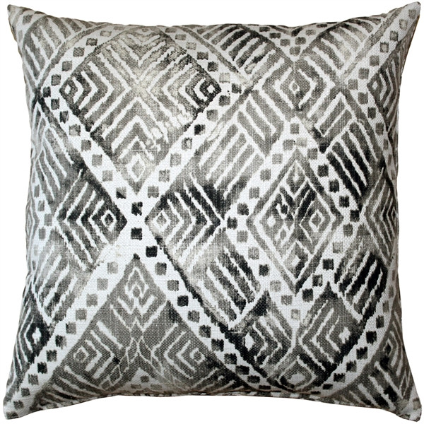 Tangga Gray Throw Pillow 20X20