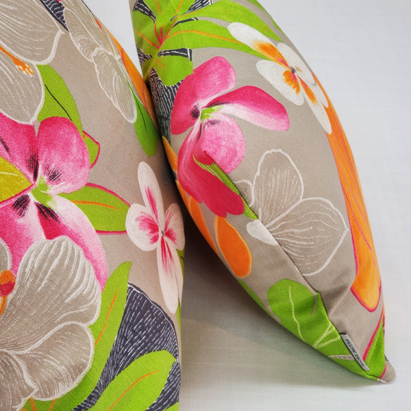 Hawaii Garden 12x20 Floral Throw Pillow