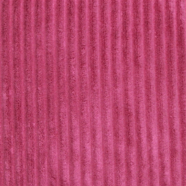 Wide Wale Corduroy 22x22 Magenta Pink Throw Pillow