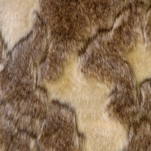 Variegated Faux Fur 20x20 Throw Pillow