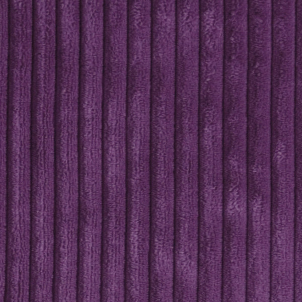 Wide Wale Corduroy 18x18 Purple Throw Pillow