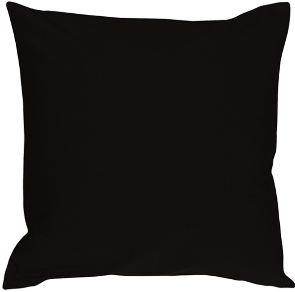 Caravan Cotton Black 20x20 Throw Pillow