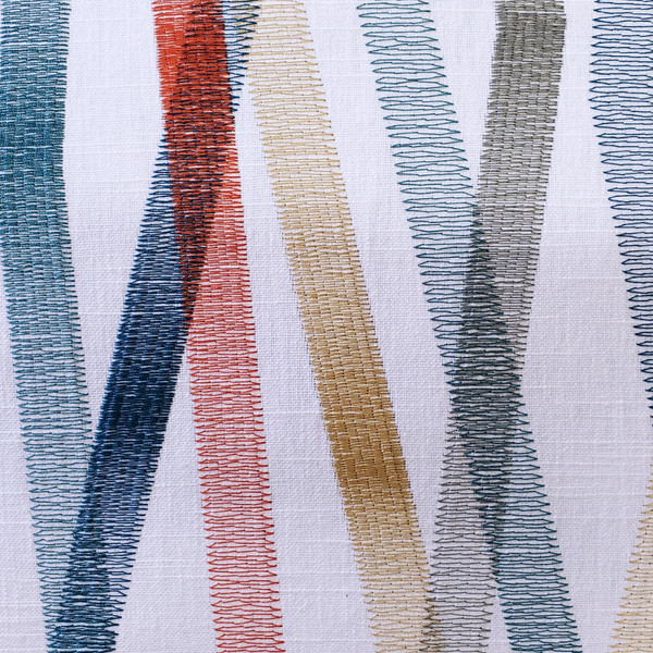 Wandering Lines Ocean Coast Throw Pillow 14x24