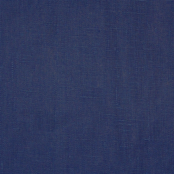 Tuscany Linen Indigo Blue Throw Pillow 20x20