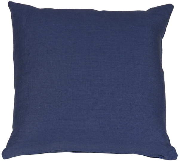 Solid Navy Blue Throw Pillows