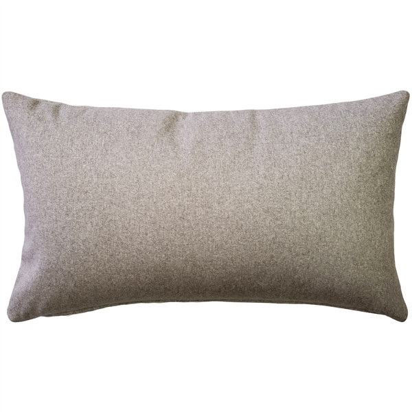 Telluride Gray Felt Coordinates Pillow 12x19