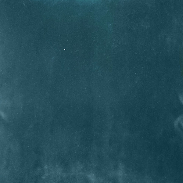 Castello Teal Blue Velvet 20 Inch Square Throw Pillow Fabric