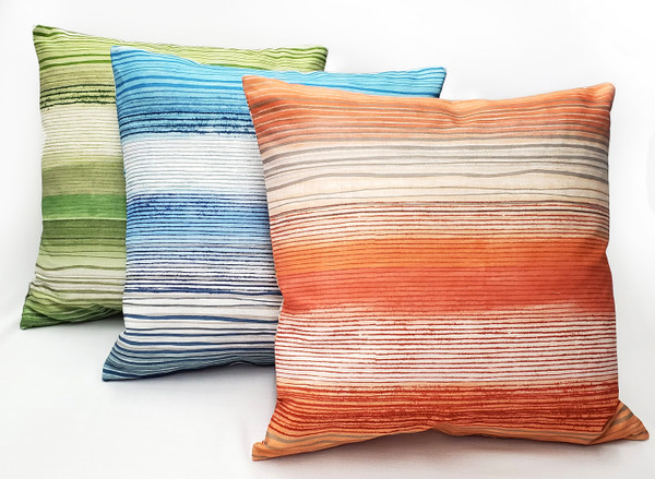 Sedona Stripes 20 Inch Square Throw Pillows