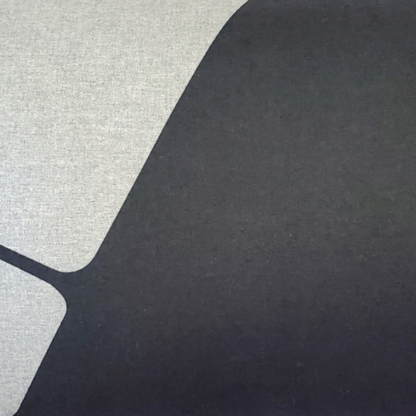 Boketto Charcoal Black 12x19 Inch Rectangular Throw Pillow Fabric from Pillow Decor