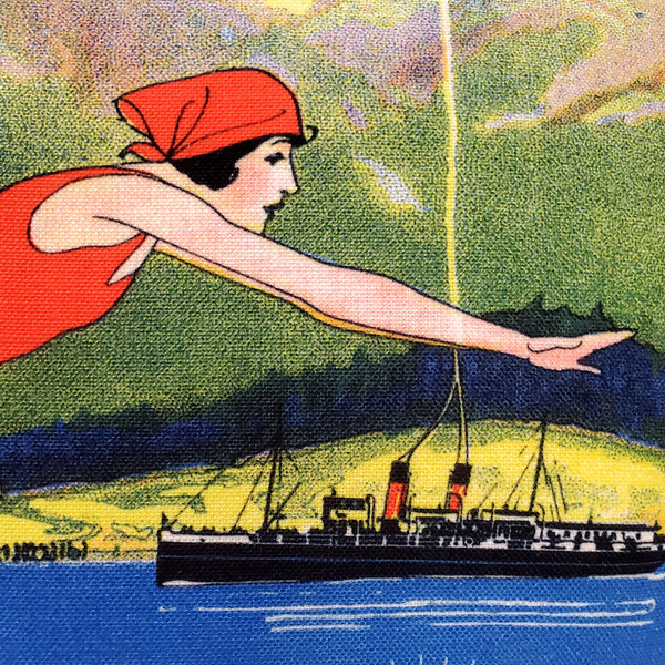 Sunshine and Sea-Charm Throw Pillow 20x20 Fabric