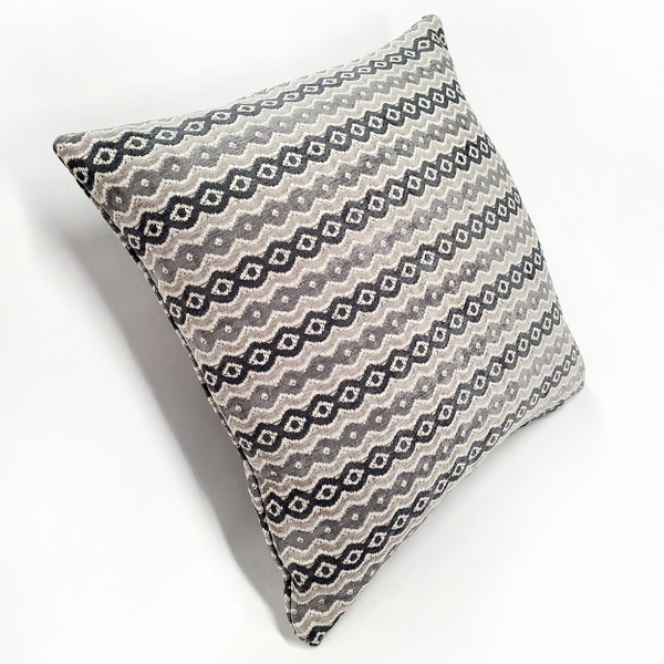 Gazing Foundry Gray Throw Pillow 17x17