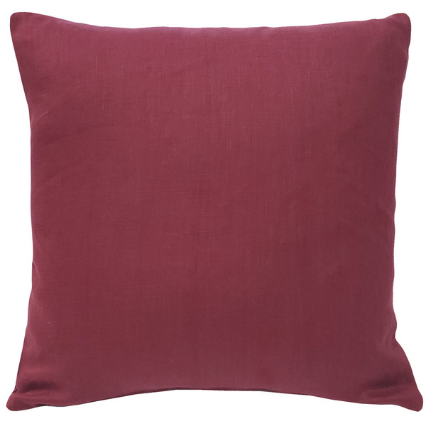 Tuscany Linen Wine Throw Pillow 17x17