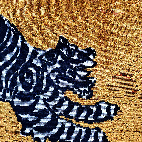 Bongol Velvet Tiger Throw Pillow 26x26