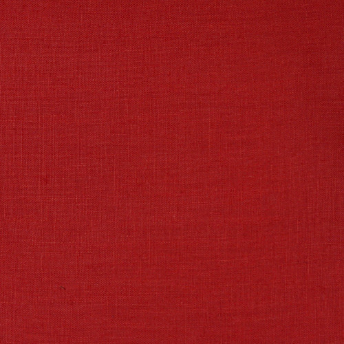 Tuscany Linen Red 22x22 Throw Pillow Fabric