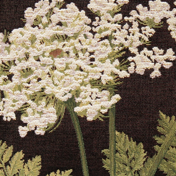 Umbel Floral French Tapestry Throw Pillow 19x19