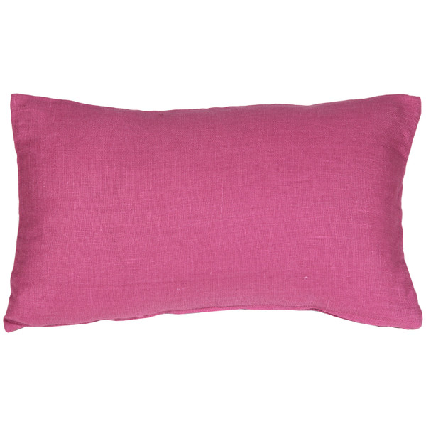 Tuscany Linen Orchid Pink 12x19 Throw Pillow