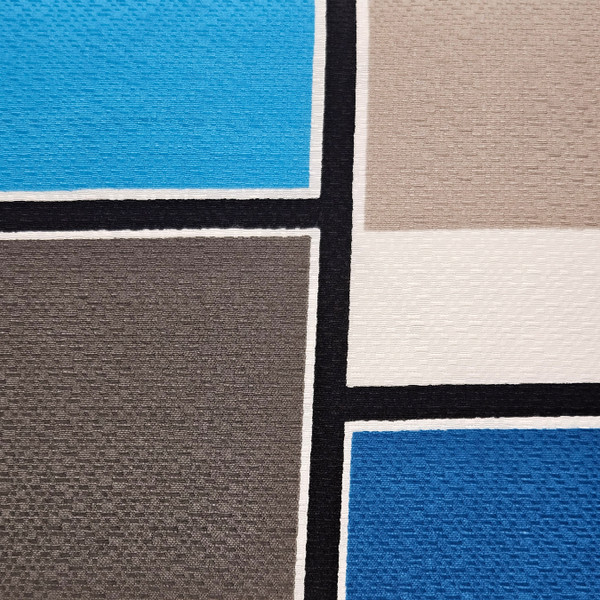 Retro Mid-Century Rectangles Throw Pillow 11x19