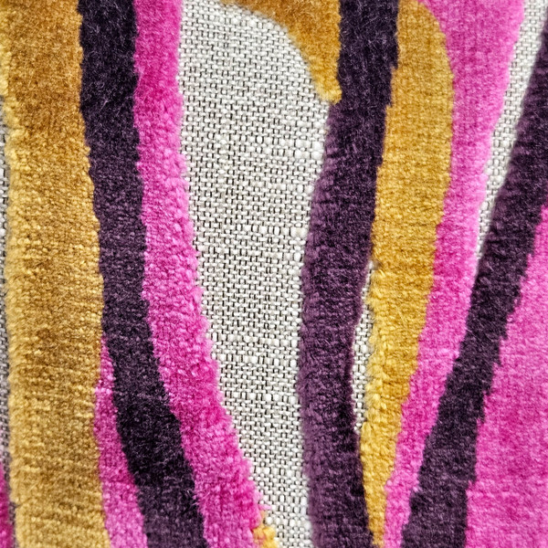 Calypso Sway Velvet Throw Pillow 20x20