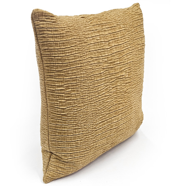 Loloi Gold Textured Throw Pillow 22x22