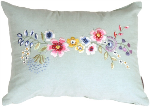 Lily's Garden Throw Pillow