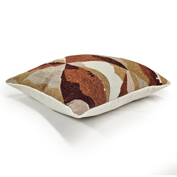 Abstract Mountains Sienna Throw Pillow 21x21