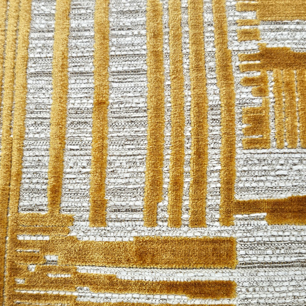 Spanish Steps Gold Velvet Throw Pillow 16x16