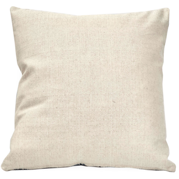 Skyward Plumage Blue Woven Throw Pillow 21x21