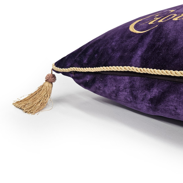 Crown Royal Classic Purple Velvet Throw Pillow 24x24