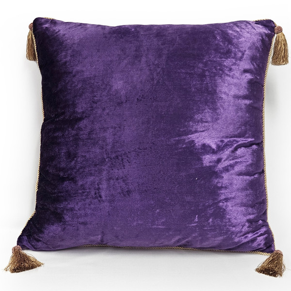 Crown Royal Classic Purple Velvet Throw Pillow 24x24