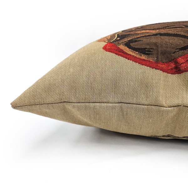 The Saddle Room Belgian Tapestry Throw Pillow 19x19